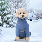 Polar Fleece Dog Coats for Small Medium Dogs, Winter Jacket Sweater Vest Bodysuit, Four-Legged Warm Clothes Pajamas