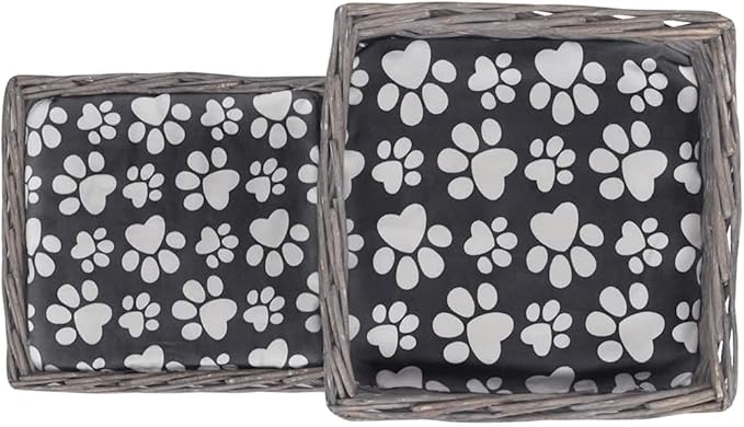 Willow Cat Tree with Soft Cushions for Indoor and Outdoor Use, Lightweight Durable Pet Furniture with Scratch-Resistant Surface, Grey Polyester Medium Cat House for Rest