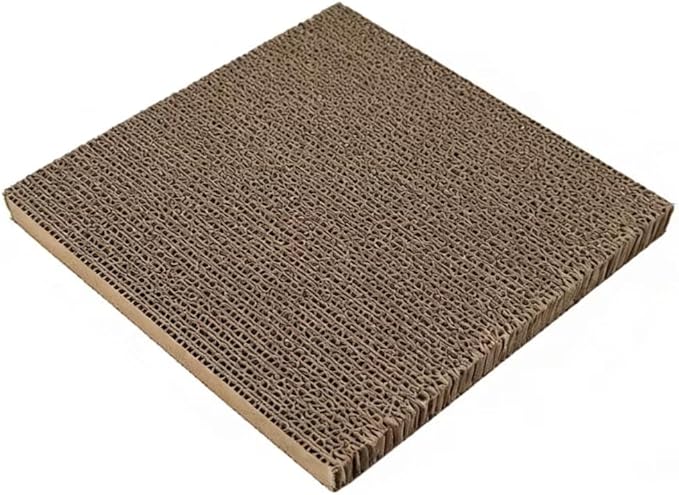 Cat Scratching Pads,1 Pack Square Cardboard Cat Scratch Pad, Eco-Friendly Recyclable, Interlocking Refill for PalNests Cat Trees, Furniture Protector