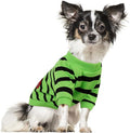 Dog Shirts for Extra-Small Dogs, Striped T-Shirts Dog Vest Pet Apparel Tee Shirts Spring Summer Suitable for Small and Medium Large Pets French Bulldog Bichon, Green XS