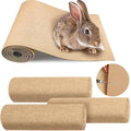 Pacify Rabbit Scratching Pad 12 Inch X 9.84 ft Self Adhesive Bunny Scratch Mats, Cuttable Rabbit Nail Scratch Pad Bedding Rug for Small Animal Biting and Cage Flooring