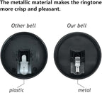 Pet Training Bell, 1 Pack Call Bell for Dog or Cat, 2.83 Inch Diameter with Metal Construction, White
