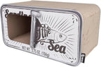 Sardine Cardboard Cat Scratcher, 60 x 30 x 30 cm, White