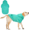 KOOLTAIL Dog Hoodie for Large Medium Small Dogs,Soft&Warm Pet Sweater with Leash Hole&Pocket Boy Girl,Puppy Fall Winter Jacket Clothes,French Pitbull Cold Weather Coat Sweatshirt,Lake Blue XL/XXL