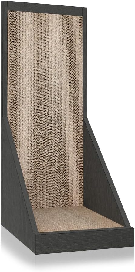 WAY BASICS Cat Scratching Post Standing Scratcher Scratch Pad (Tool-Free Assembly)