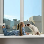 Window Sill Protector (4Inch x 16.5Ft) Cuttable Window Sill Protector,Door Protector from Dog Scratching, Protection from Dog and Cat Scratching, Chewing, Slobbering and Clawing on Window Sills