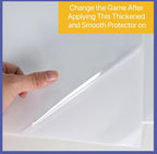 Cat Scratch Furniture Protector: Cat Anti Scratch Tape - Door Protector from Dog Scratching - Clear Training Self Adhesive Tape for Carpet, Sofa, Couch, Door (Transparent, 17.72" x 6.56FT)