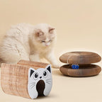 Cat Toy, Cat Scratcher, Reversible Infinity Style Magic Organ, Scratch-Resistant and Abrasion-Resistant, Foldable Cat Toys for Indoor Cats