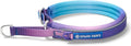 Spark Paws Martingale Dog Collar – Cushioned Slip-On Training Collar, Heavy Duty, Safety-Tested No-Buckle Collar for Medium & Large Dogs - 90s Retro - A