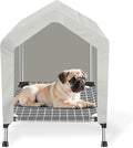 Elevated Dog House for Outdoor or Indoor - Waterproof Dog Tent Cat House, Dog Sunshade Tent, Pet House with Removable Cover, Suitable for Small Cats Dogs