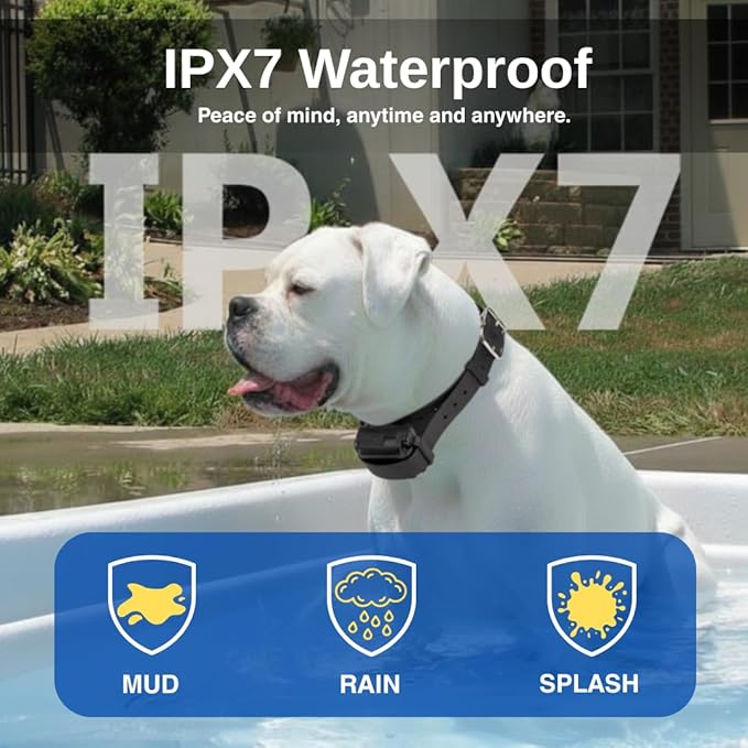 Educator BP-504 Barkless Pro Anti Bark Collar for Dog Training, Waterproof, Automatic Bark Correction Mode, 9 Stimulation Levels, Vocal Cord Vibration Sensor for Small, Medium & Large Dogs