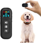 Shock Collar for Small Dogs, Electric Dog Training Collar with Remote,Tailored for 5-30lbs Small Dogs,3 Training Mode Beep, Vibration, Safe Shock(0-9) Waterproof, 1900ft Range (Black, Small)