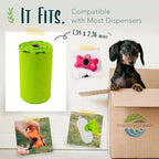 60 Count Compostable Dog Poop Bags, Extra Thick, Leak Proof, Unscented, Eco-Friendly, 9 x 13 Inches