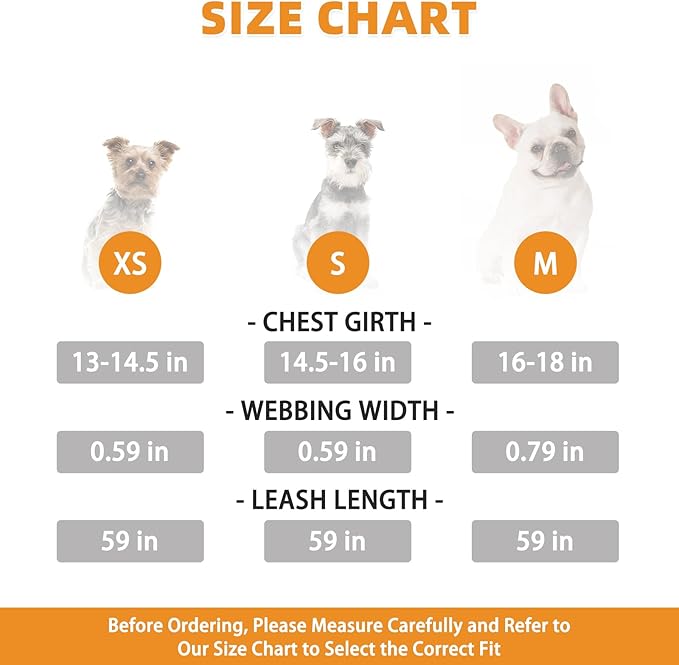 KOOLTAIL Dog Harness and Leash Set, Cute Dog Harness Medium Sized Dog, Step in No Pull Soft Mesh Pet Vest Harness Collar for Dogs Cats Boy Girl, Plaid Puppy Halters for Outdoor Walking, Beige M