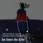 IECOii Extra Large Dog Coat - Thick Fleece Lined, Waterproof Snow Suit, Zippered Pet Jacket, Warm Winter Clothes, 4XL