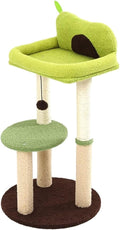Cat Tree Activity Indoor Outdoor Post Avocado Cat Tree for Indoor Tower Cozy Top Perch Sisal Scratching Posts(45 * 83cm)