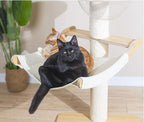SHENGOCASE Large Cat Tree Tower Accessories Replacement Parts Hammock Bed with Removable Pad, Floor to Ceiling Cat Tree Add ons