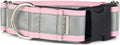 If It Barks - 1.5" Reflective Martingale Collar with Quick Snap Buckle for Dogs - Adjustable - Made in USA - Strong, Durable, and Comfy - Ideal for Training - Fits Most Breeds - Medium, Pink