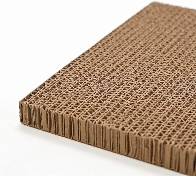 Cat Scratching Pads,1 Pack Square Cardboard Cat Scratch Pad, Eco-Friendly Recyclable, Interlocking Refill for PalNests Cat Trees, Furniture Protector