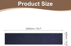 uxcell Self-Adhesive Cat Scratching Mat, 1 Roll 78.7" x 15.8" Couch Protector from Cat Claws for DIY Sofa, Wall, Doors, Cut Anti Cat Scratch Pad Carpet Mat, Dark Blue