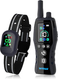 Dog Shock Collar, 4900FT Dog Training Collar with Call Function & LED Light, IP67 Waterproof Rechargeable E-Collar for Dogs 10-120Ibs,4 Training Modes for All Breeds (Black)
