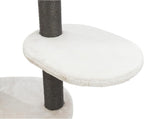 TRIXIE Moriles Cat Tower with Scratching Posts, Condo, Hammock, Padded Platform, Light Gray