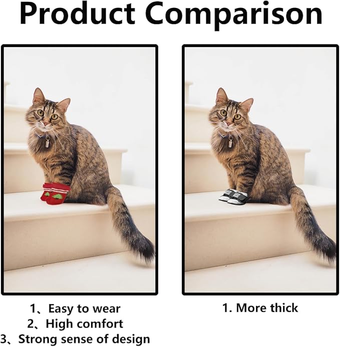 24Pcs Cat Mittens to Prevent Scratching,Cute Patterned Non Slip Cat Booties,Multi Colored Cats Shoes with Adhesive Tabs,Ideal for Bathing Cats,Trimming Nails Walking Puppies