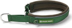 Spark Paws Martingale Dog Collar – Cushioned Slip-On Training Collar, Heavy Duty, Safety-Tested No-Buckle Collar for Medium & Large Dogs - Army Green - D
