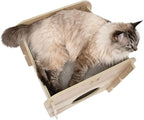 Catit Vesper Cottage Cat Tree Hideout, Oak, 52112