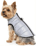 Small Dog Coats Warm Winter Pet Coat Dog Jackets Puppy Cold Weather Clothes for Dogs, Grey, XS