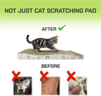 VELVETPAW Cat Scratching Board cat Scratcher Cat Scratch Pad Cardboard cat scratchers for Indoor Cats Reversible Large Wide Corrugated with Catnip(2pcs)