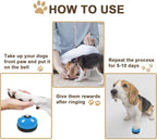 2 Pack Dog Bells, Puppy Potty Training Bell Dog Doorbell Potty Train Dog Bell for Potty Training Door Bells for Dogs to Ring to Go Outside Jingle Bells for Door Knob (Light Blue)