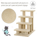 Premium Cat Tree Tower with Scratching Posts, Cozy Condos, and Hammock for Indoor Cats – Stylish Vertical Play Center (Cream White + Particle Board)