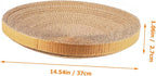 ABOOFAN Cat Scratch Board Replacement Core Round Corrugated Cardboard 14.43 Inch Durable Indoor Floor Cat Scratch Pad Refill for Kitten Play and Rest