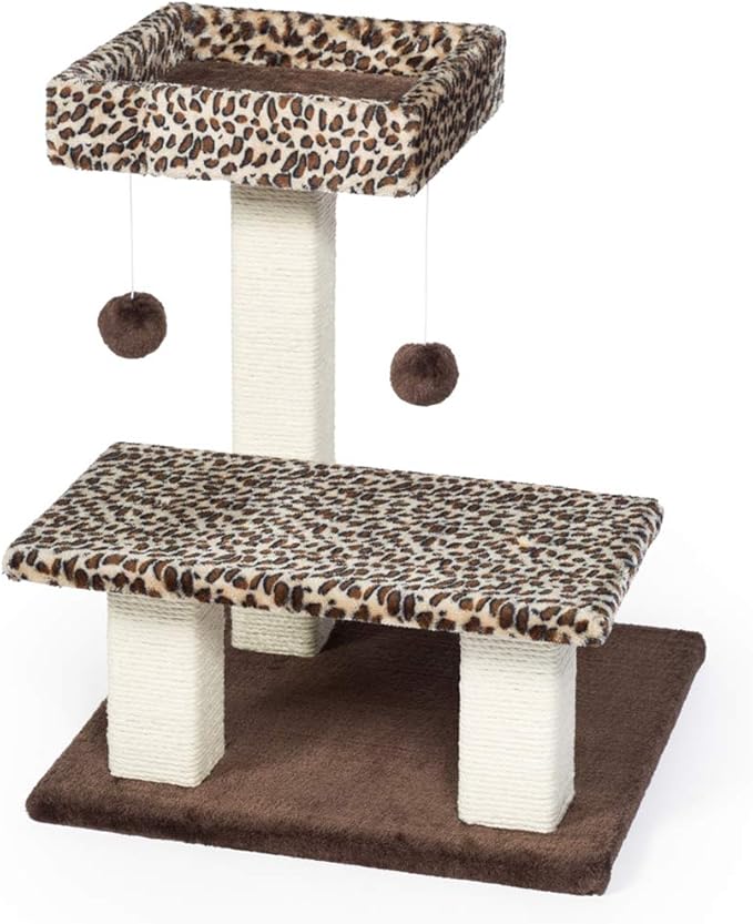 Prevue Pet Products Kitty Power Paws Leopard Terrace Cat Tree