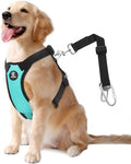 Dog Seat Belt, Safety Vest Dog Car Harness with Adjustable Buckle Dog Seat-Belt for Vehicle Nylon Pet Safety Seats Belts Heavy Duty(XL, Blue)