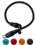 Slip Collar, Dog Choker Collar, Nylon Dog Training Collar with Slidable Stopper No Pull Dog Collars Martingale Collars for Small Medium Large Dogs, Black, S