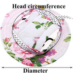 Round Brim Princess Hat Visor Hat Pet Dog Mesh Porous Sun Hat with Ear Holes for Small, Extra Small Dog Teddy, Pug, Chihuahua, Shih Tzu, Yorkshire Terriers, Papillon Flower S