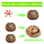 1 PCS Cat Toy Scratch Board,Accordion with Ball,Foldable Design,Boosts Claw Health,cat scratching board toy equipped with balls and bells,a cat toy designed specifically for indoor cats. (1 Psc)