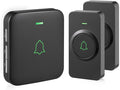 AVANTEK Wireless Door Bell, CB-21 Mini Waterproof Wireless Doorbell Operating at Over 1000 Feet, 2 Remote Buttons Can Have Different Tones, 52 Melodies, CD Quality Sound and LED Flash