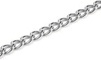 Mogoko Stainless Steel Dog Choke Chain Collar, Puppy Metal P Chain Slip Collar Pet Training Walking Choker(3.5mm;22.0 Inch)