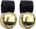 SCENEREAL Large Bell for Dog Collar, 2 Pack 1.5" Extra Loud Collar Bells for Cats and Dogs Training, Hiking, Walking, Hunting, Pet Tracker, Pet Bell for Save Wildlife and Birds Gold