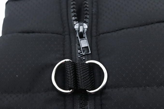 Dog Coats Warm Winter Dogs Jacket Pet Jackets Puppy Cold Weather Coat Pet Clothes for Small Dogs, Black, Small