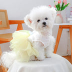 Furbabycare® Elegant Sweet Easter Puppy Dog Blingbling Princess Skirt Pet Dog Lace Cake Camisole Tutu Dress C-Easter Bunny Small