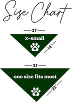 That's My Bro Dog Bandana | 100% Cotton Adjustable Triangle | Made in USA | Baseball| Sports | Biggest Fan | Game Day | Dark Green, One Size (535)
