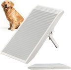 Dog Ramp for Bed& Couches – 4 Heights up to 18.31", Anti-Slip, Portable, Supports 100 lbs – Easy-Clean Pet Stairs for Small & Senior Dogs