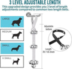 BLUETREE Dog Doorbells Premium Quality Training Potty Great Dog Bells Adjustable Door Bell Dog Bells for Potty Training Your Puppy The Easy Way - 7 Extra Large Loud 1.4 DoorBells