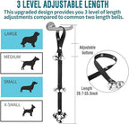 BLUETREE Dog Doorbells Premium Quality Training Potty Great Dog Bells Adjustable Door Bell Dog Bells for Potty Training Your Puppy The Easy Way - 7 Extra Large Loud 1.4 DoorBells
