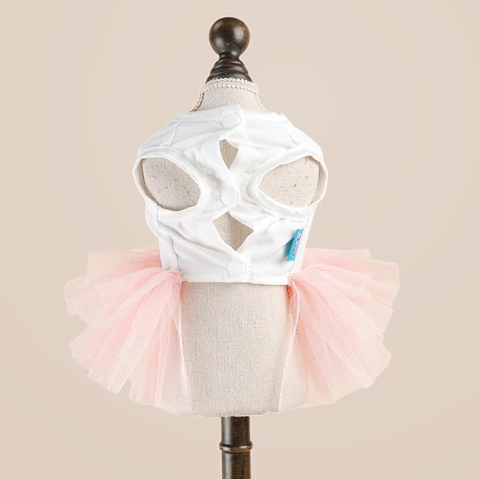 Furbabycare® Elegant Sweet Easter Puppy Dog Blingbling Princess Skirt Pet Dog Lace Cake Camisole Tutu Dress C-Easter Bunny-4 X-Small