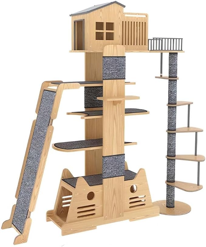 Cat Tree Tower House for Large Cats Style C